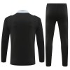 Sudadera De Entrenamiento Manchester United Cremallera De Cuarto 2024-25 Negra - Hombre